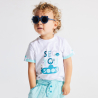 Baby boy's white slogan T-shirt Baby boy's white slogan T-shirt