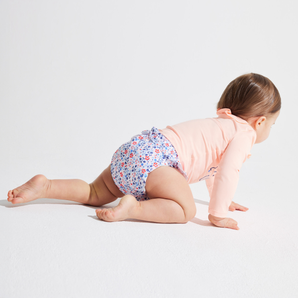 Culotte de bain à volants rose bébé fille (lot de 2) Culotte de bain à volants rose bébé fille (lot de 2)
