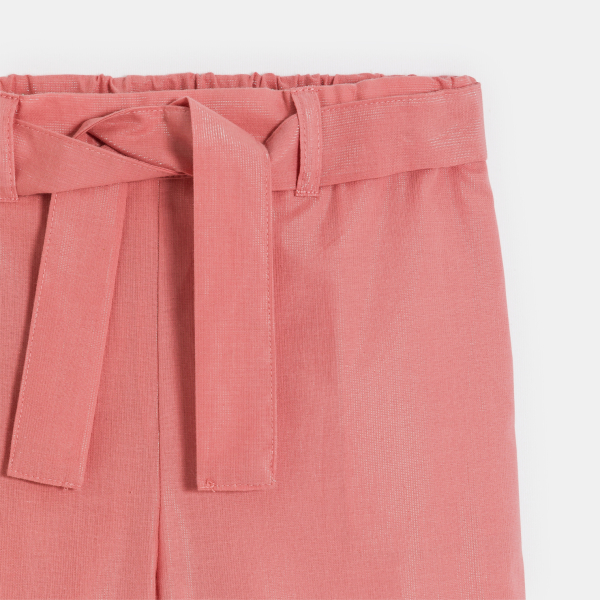 Pantalon large ceinturé Fille Pantalon large ceinturé Fille