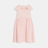 Robe avec fleurs découpées rose Fille Robe avec fleurs découpées rose Fille