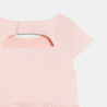 Robe avec fleurs découpées rose Fille Robe avec fleurs découpées rose Fille