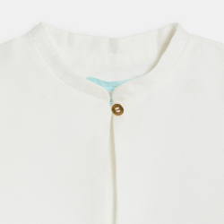 Baby girl's white cape with...
