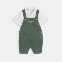Baby boy's green short...