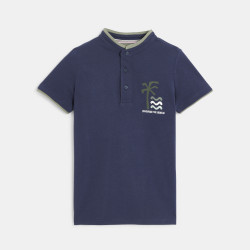 Polo manches courtes motif...