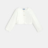 Veste courte style boléro blanc Fille Veste courte style boléro blanc Fille
