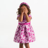 Robe chic nœuds mauve bébé fille Robe chic nœuds mauve bébé fille