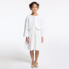 Veste courte style boléro blanc Fille Veste courte style boléro blanc Fille