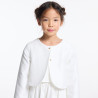 Veste courte style boléro blanc Fille Veste courte style boléro blanc Fille