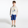 Boy's plain beige canvas shirt Boy's plain beige canvas shirt