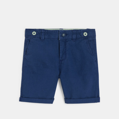 Bermuda chambray bleu bébé garçon Bermuda chambray bleu bébé garçon