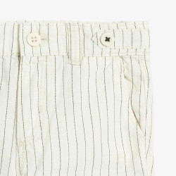 Bermuda chino rayé orange...