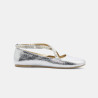 Ballerine croisée irisé gris fille Ballerine croisée irisé gris fille