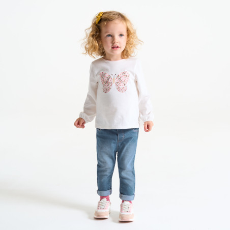 Baby girl's blue treggings