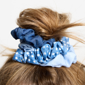 Girl's hair scrunchie (set of 3)