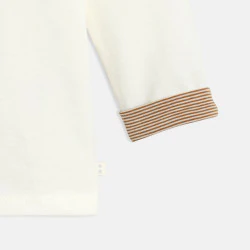 T-shirt éléphant blanc bébé garçon